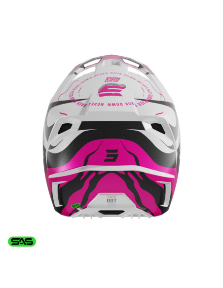 Casque cross Shot 2026 Speed Beast - Rose