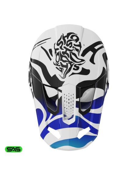 Casque cross Shot 2026 Speed Ghost - Bleu