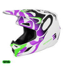 Casque cross Shot 2026 Speed Ghost - Violet