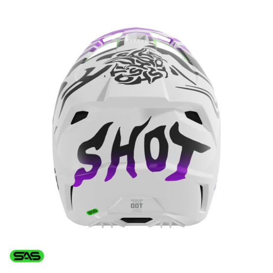 Casque cross Shot 2026 Speed Ghost - Violet