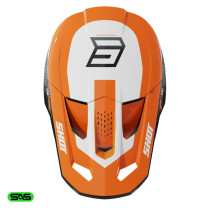 Casque cross Shot 2026 Speed Hybrid - Orange 2