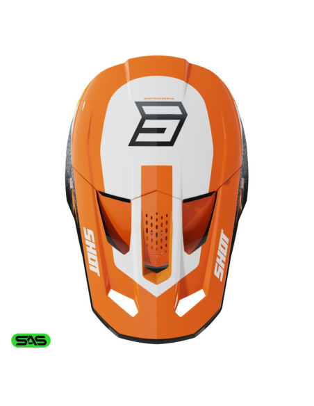 Casque cross Shot 2026 Speed Hybrid - Orange