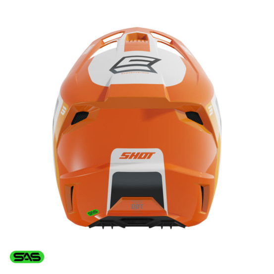 Casque cross Shot 2026 Speed Hybrid - Orange