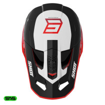 Casque cross Shot 2026 Speed Hybrid - Rouge 2