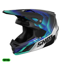 Casque cross Shot 2026 Speed Olymp - Bleu