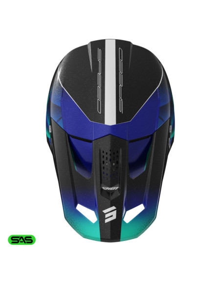 Casque cross Shot 2026 Speed Olymp - Bleu