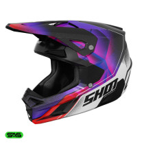 Casque cross Shot 2026 Speed Olymp - Violet