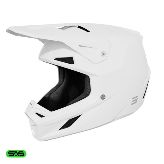Casque cross Shot 2026 Speed Solid - Blanc