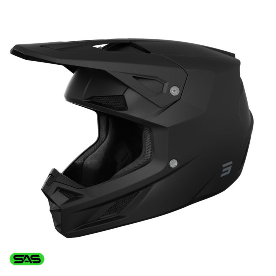 Casque cross Shot 2026 Speed Solid - Noir