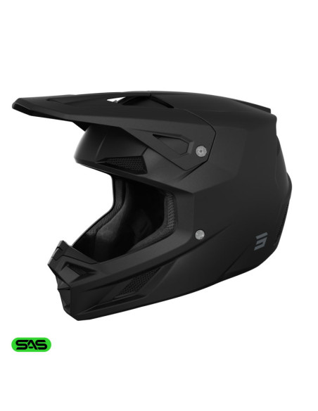 Casque cross Shot 2026 Speed Solid - Noir
