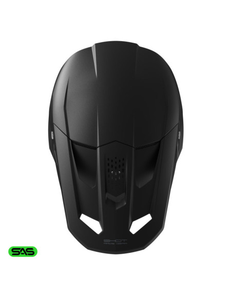Casque cross Shot 2026 Speed Solid - Noir