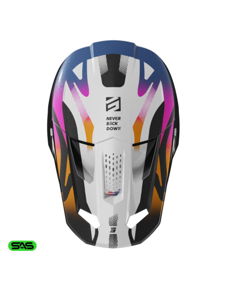 Casque cross Shot 2026 Speed Wave - Noir