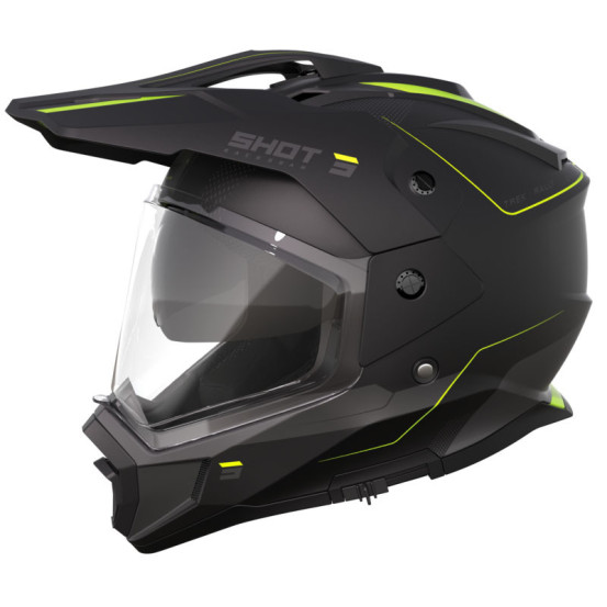 Casque Shot Trek Max Vision Rally - Jaune fluo