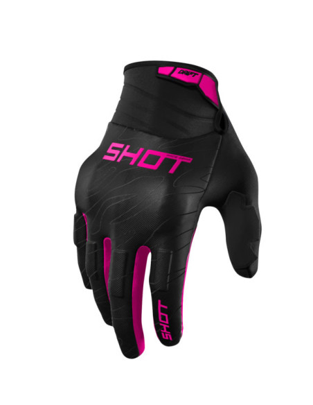 Gants cross Shot Drift Onyx - Rose
