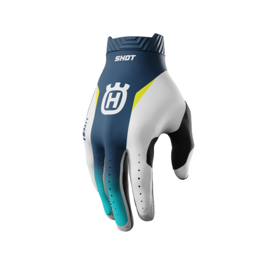 Gants cross Shot Lite Husqvarna - Bleu