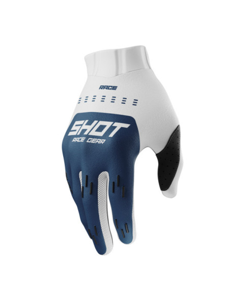 Gants cross Shot Race Evo - Bleu