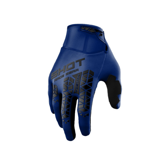 Gants cross Shot Vision Tech - Bleu