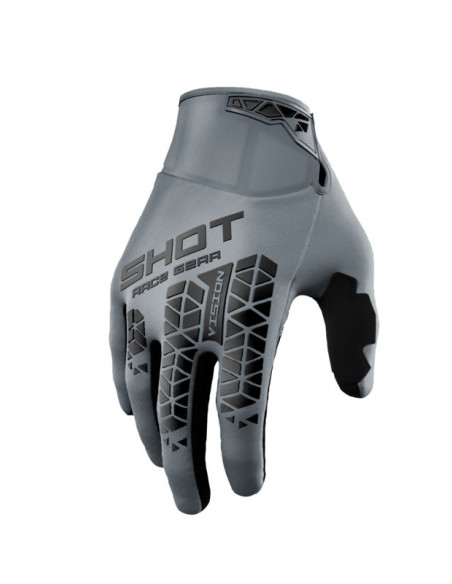 Gants cross Shot Vision Tech - Gris