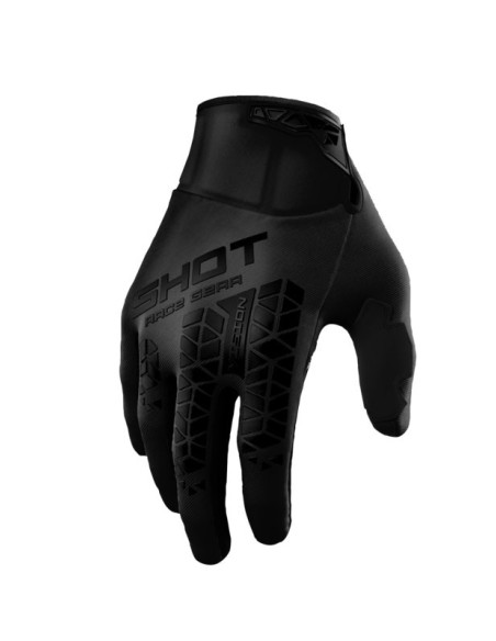 Gants cross Shot Vision Tech - Noir