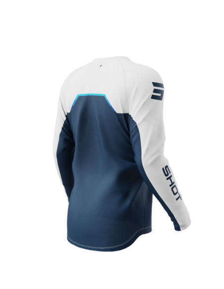 Maillot cross enfant Shot 2026 Draw Daytona - Bleu