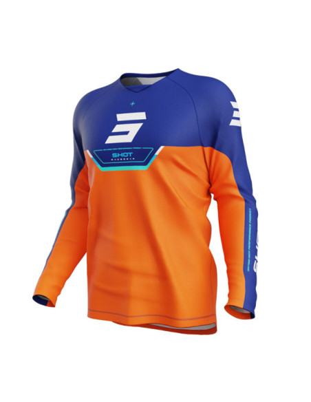 Maillot cross enfant Shot 2026 Draw Daytona - Orange