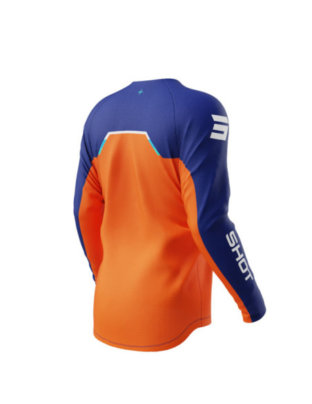 Maillot cross enfant Shot 2026 Draw Daytona - Orange
