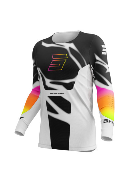 Maillot cross Shot 2026 Aerolite Devil - Noir