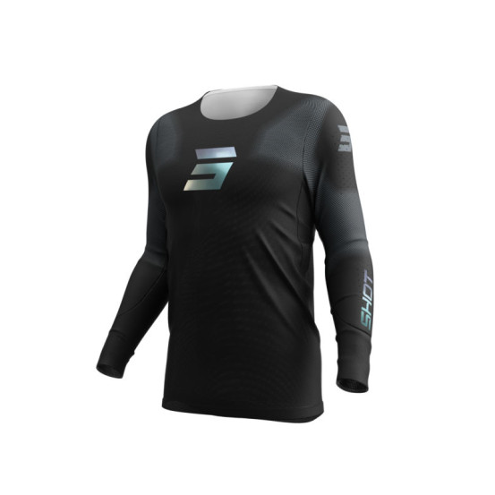 Maillot cross Shot 2026 Aerolite Space - Noir