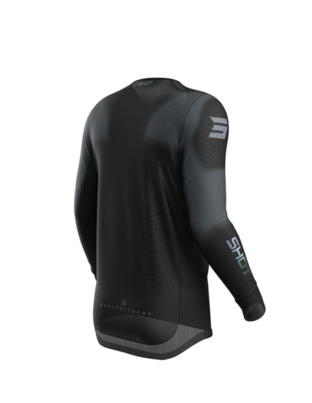 Maillot cross Shot 2026 Aerolite Space - Noir
