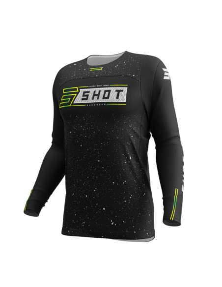 Maillot cross Shot 2026 Contact Art - Noir