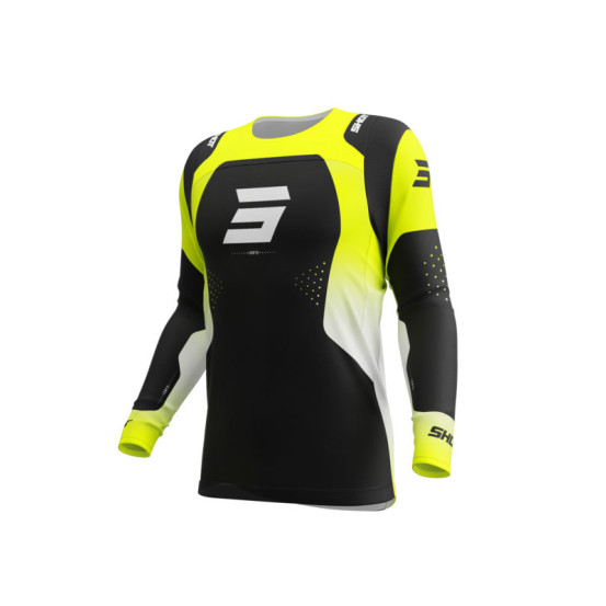 Maillot cross Shot 2026 Contact Ionyx - Jaune fluo