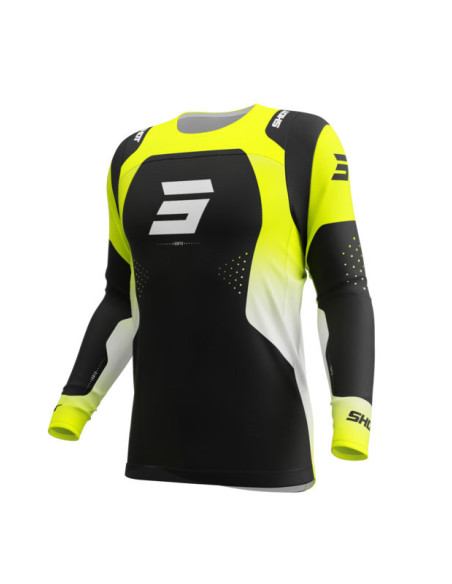 Maillot cross Shot 2026 Contact Ionyx - Jaune fluo