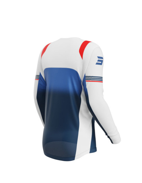 Maillot cross Shot 2026 Contact Linear - Bleu