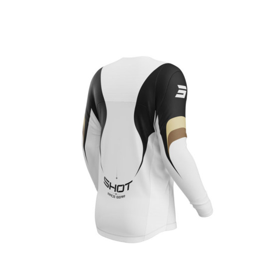 Maillot cross Shot 2026 Contact Manta - Blanc