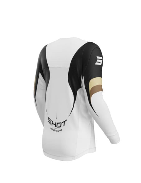 Maillot cross Shot 2026 Contact Manta - Blanc