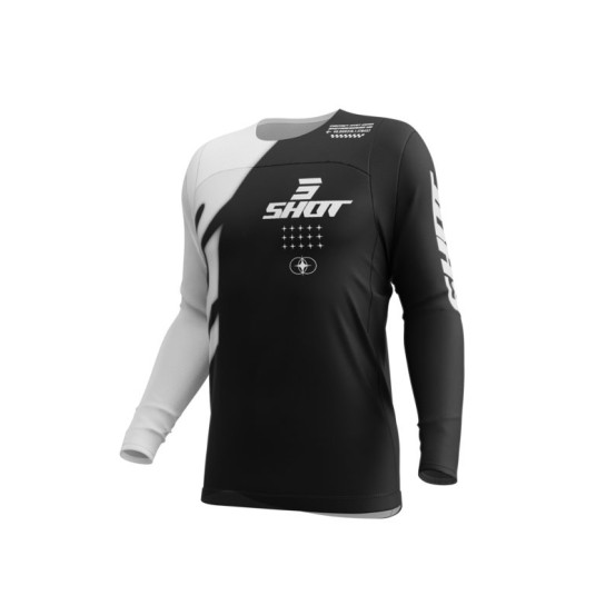 Maillot cross Shot 2026 Contact Myst - Noir
