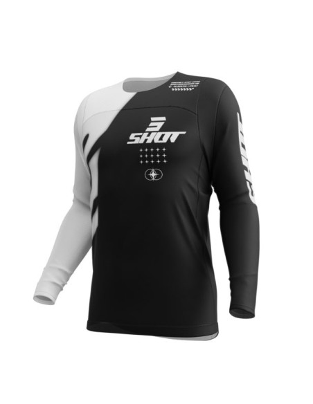 Maillot cross Shot 2026 Contact Myst - Noir