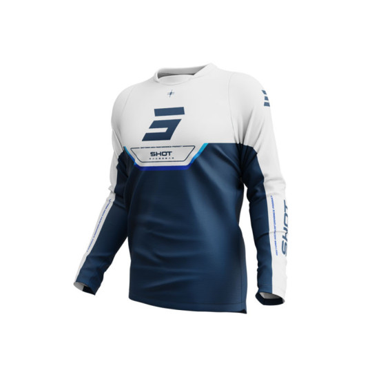 Maillot cross Shot 2026 Devo Daytona - Bleu