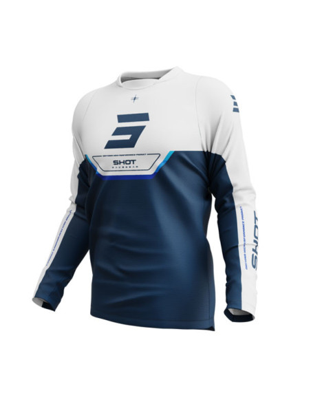 Maillot cross Shot 2026 Devo Daytona - Bleu