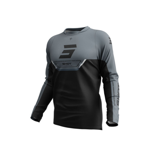 Maillot cross Shot 2026 Devo Daytona - Noir