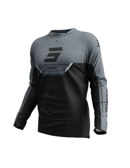 Maillot cross Shot 2026 Devo Daytona - Noir