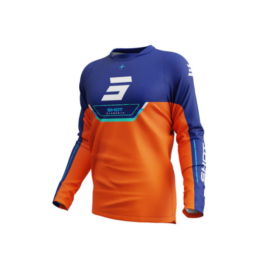 Maillot cross Shot 2026 Devo Daytona - Orange
