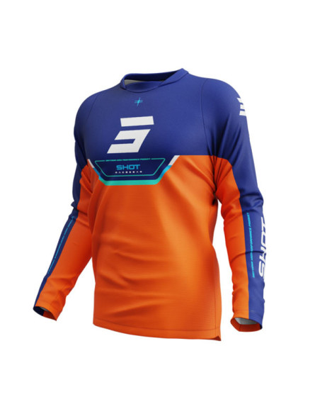 Maillot cross Shot 2026 Devo Daytona - Orange