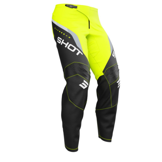 Pantalon cross enfant Shot 2026 Draw Daytona - Jaune fluo