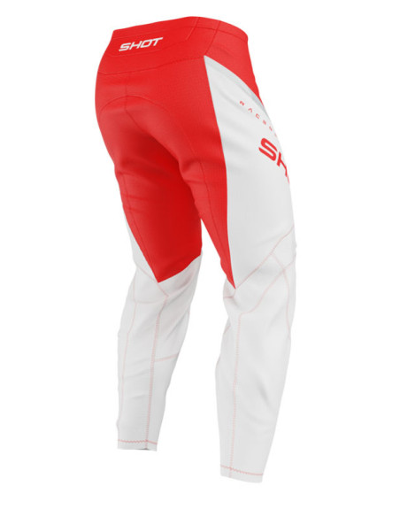 Pantalon cross enfant Shot 2026 Draw Daytona - Rouge
