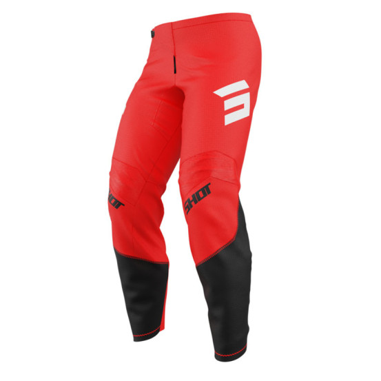 Pantalon cross Shot 2026 Draw Private - Rouge