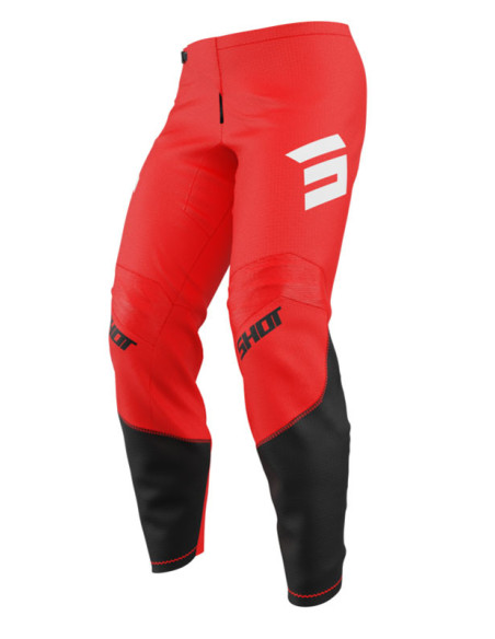 Pantalon cross Shot 2026 Draw Private - Rouge