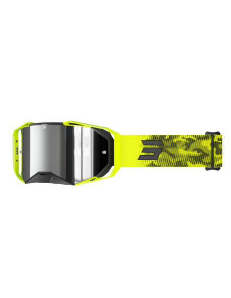 Masque cross Shot Lite Patrol - Jaune fluo Mat