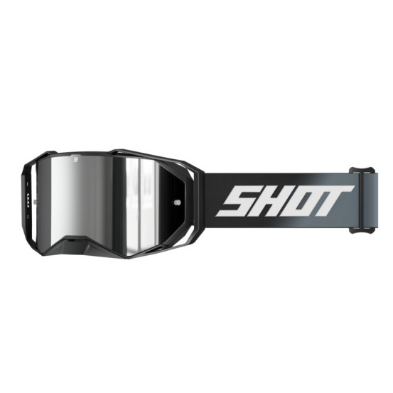 Masque cross Shot Lite Solid - Noir Mat