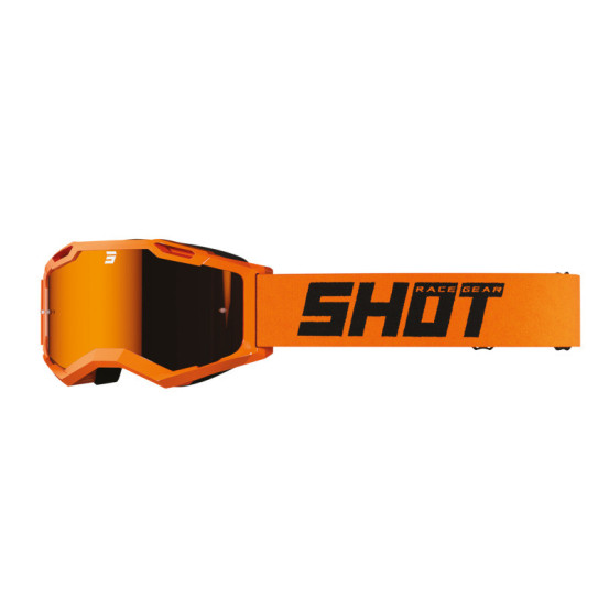 Masque cross Shot Assault 2.0 Solid - Iridium Orange Fluo